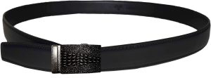 Man's belt. X Large size genuine leather Crocodile skin printed automatic buckle - Image 4