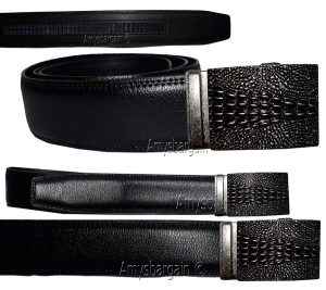 Man's belt. X Large size genuine leather Crocodile skin printed automatic buckle - Image 8