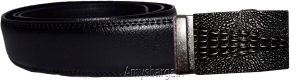 Man's belt. X Large size genuine leather Crocodile skin printed automatic buckle - Image 9