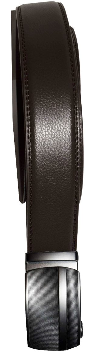 Men’s Belt Genuine leather Automatic track belt Dress casual Fashion belt up 50" - Image 10