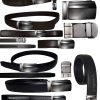 Men’s Belt Genuine leather Automatic track belt Dress casual Fashion belt up 50"
