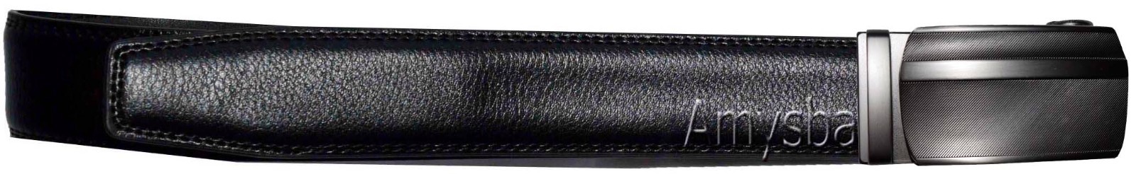 Men’s Belt Genuine leather Automatic track belt Dress casual Fashion belt up 50" - Image 8