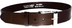 Men's Belt, (M) Solid Leather Belt. Men's Brown Casual Leather belt, New belt - Image 12