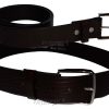Men's Belt, UP to 50" Solid Leather Belt. Men's Brown Casual strong Leather belt