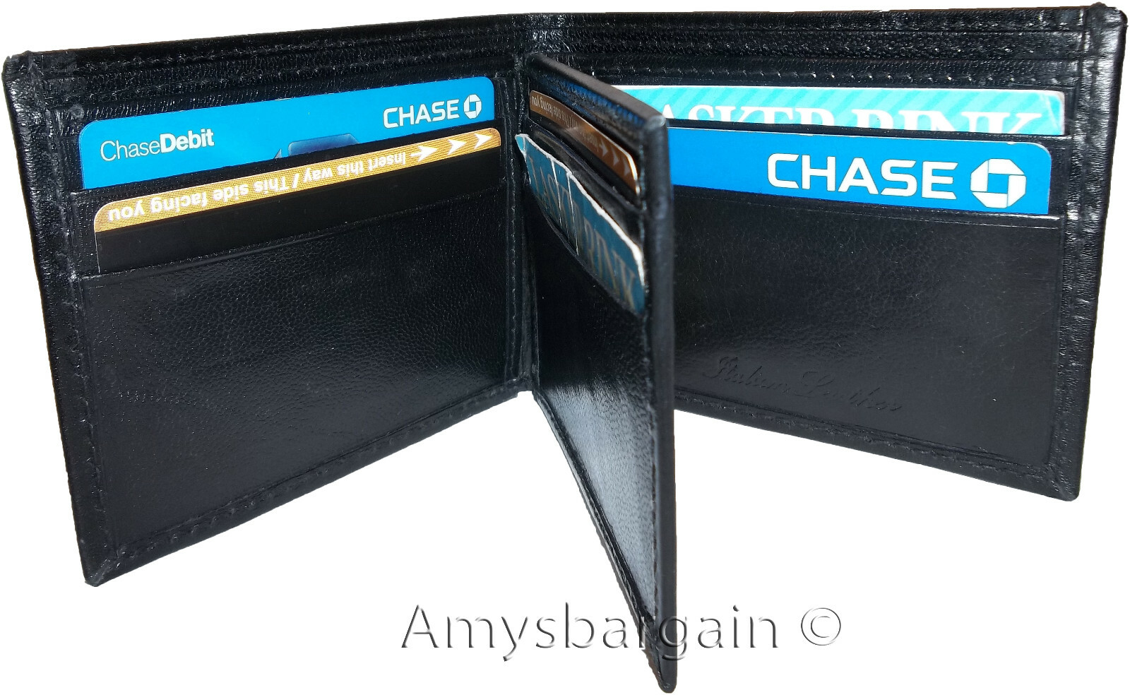 Men's Crocodile skin printed leather man's bi-fold wallet 9 card+ID BR New Style - Image 12