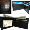 Men's Crocodile skin printed leather man's bi-fold wallet 9 card+ID BR New Style
