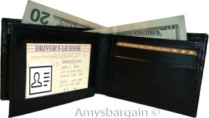 Men's Crocodile skin printed leather man's bi-fold wallet 9 card+ID BR New Style - Image 12