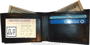 Men's Crocodile skin printed leather man's bi-fold wallet 9 card+ID BR New Style - Image 5