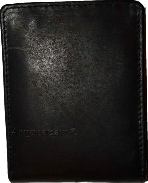 Men's Leather Bifold wallet Zip Pocket 2 Bill slot 9 Card 2 ID Lot of 2 in Box - Image 7