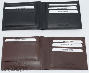 Men's RFID genuine leather bifold wallet protect IDs credit cards+ br new in box - Image 11