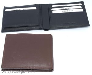 Men's RFID genuine leather bifold wallet protect IDs credit cards+ br new in box - Image 13