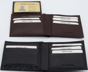 Men's RFID genuine leather bifold wallet protect IDs credit cards+ br new in box - Image 5