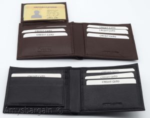 Men's RFID genuine leather bifold wallet protect IDs credit cards+ br new in box - Image 6