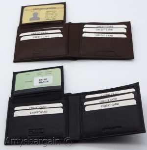 Men's RFID genuine leather bifold wallet protect IDs credit cards+ br new in box - Image 7