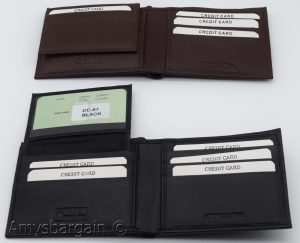 Men's RFID genuine leather bifold wallet protect IDs credit cards+ br new in box - Image 8
