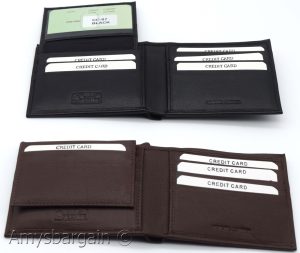 Men's RFID genuine leather bifold wallet protect IDs credit cards+ br new in box - Image 10