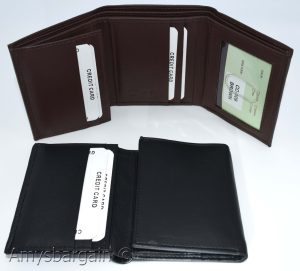Men's RFID genuine leather trifold wallet secure IDs credit cards br new in box - Image 8