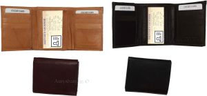 Men's Trifold Leather Wallet Unbranded Tan wallet 1 ID 6 card 2 bill slots - Image 8