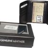 Men's Wallet. Trifold Genuine Leather Wallet. Card Case. Window ID case wallet