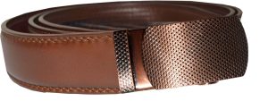 Men's belt. 34" Leather Dress/Casual Belt New Auto lock Buckle Easy on off belt - Image 12