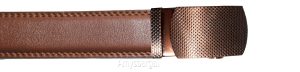 Men's belt. 34" Leather Dress/Casual Belt New Auto lock Buckle Easy on off belt - Image 3