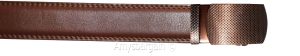 Men's belt. 34" Leather Dress/Casual Belt New Auto lock Buckle Easy on off belt - Image 4