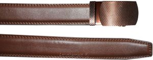 Men's belt. 34" Leather Dress/Casual Belt New Auto lock Buckle Easy on off belt - Image 5