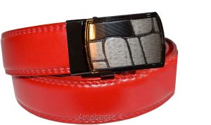 Men's belt. Genuine Leather Dress/Casual Belt Quick lock Micro adjust up to 43” - Image 8