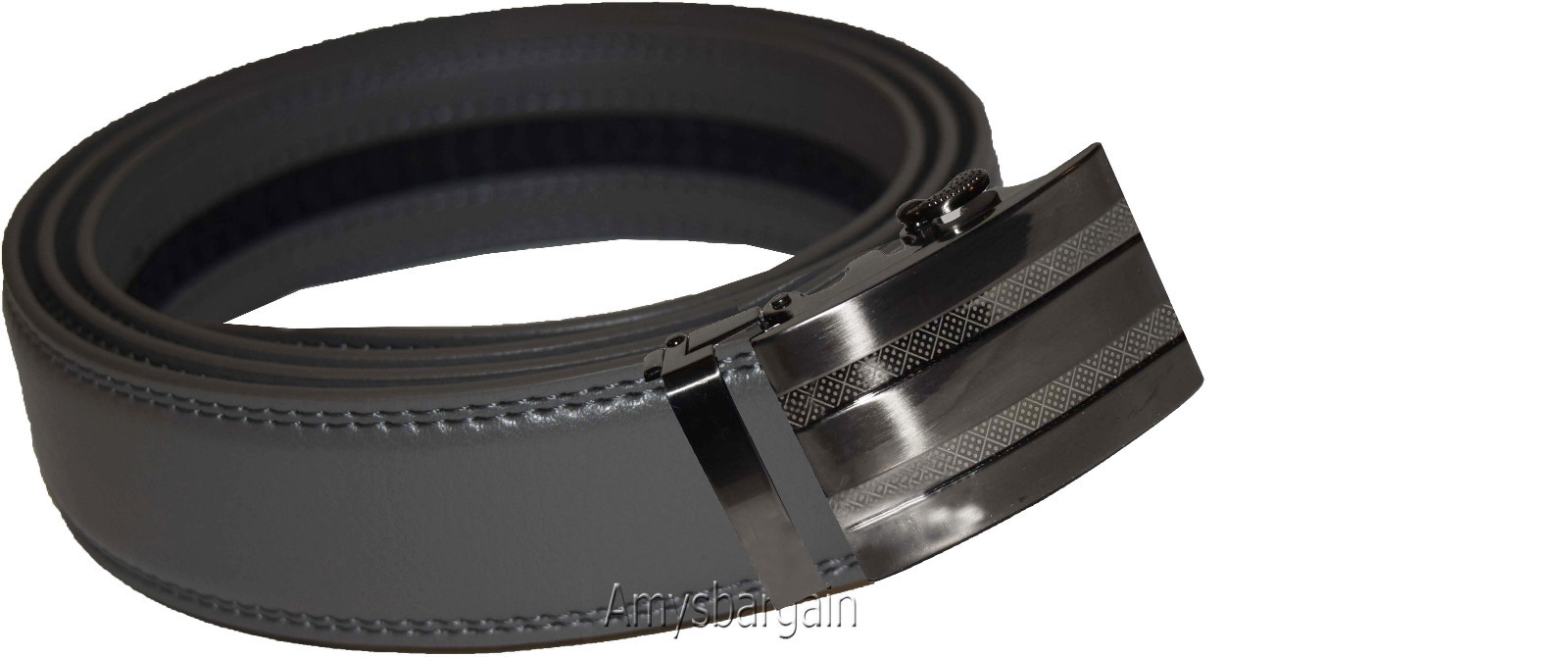 Men’s belt Real leather (L) automatic lock dress & casual belt fashion belt - Image 13
