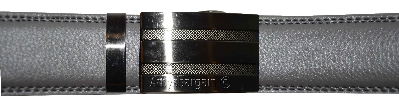 Men’s belt Real leather (L) automatic lock dress & casual belt fashion belt - Image 3