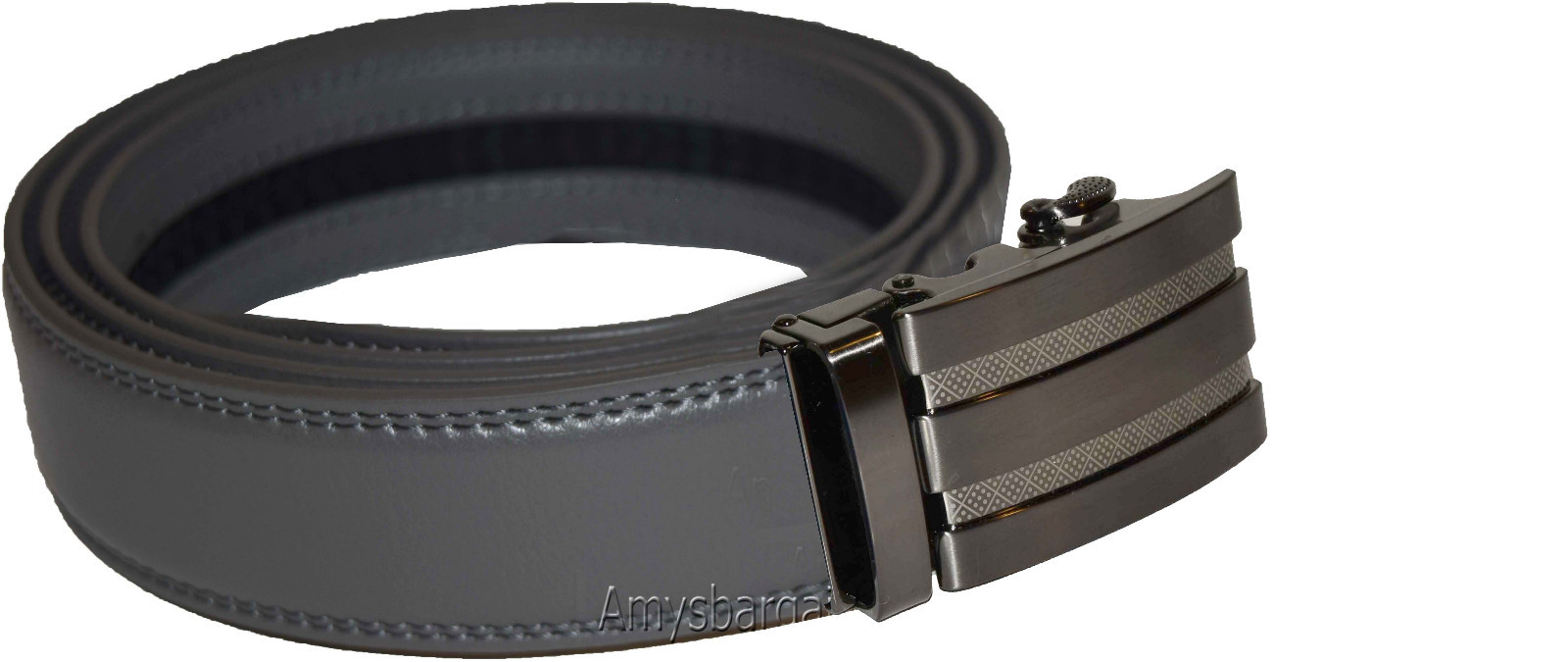 Men’s belt Real leather (L) automatic lock dress & casual belt fashion belt - Image 4