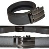 Men’s belt Real leather (L) automatic lock dress & casual belt fashion belt