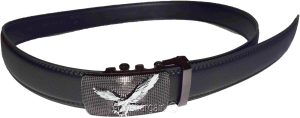 Men's belt leather dress belt click comfort automatic lock eagle buckle up to 50 - Image 4
