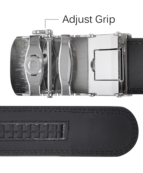 Men's belt leather dress casual automatic lock eagle buckle new quick lock belt - Image 6