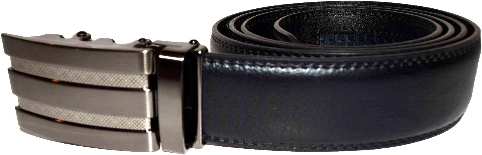 Men’s belt real leather (M) automatic lock dress & casual belt fashion belt - Image 4