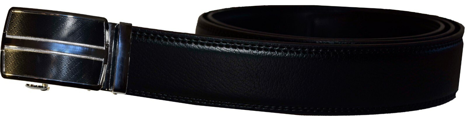 Mens belt size L real leather automatic lock buckle dress casual fashion belt - Image 7