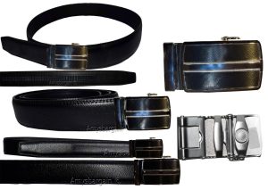 Mens belt size L real leather automatic lock buckle dress casual fashion belt - Image 12