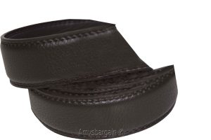 Men’s brown leather belt strap Size L. 38" strap Genuine leather New Strap only - Image 8