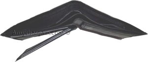 Men's leather bifold wallet ID case 3 billfold slots 6 id card brand new wallet - Image 10