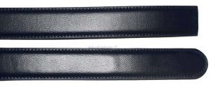 Men’s navy blue leather belt strap size XL 43" leather strap brnd new strap only - Image 11