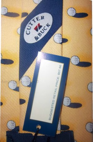 Men's tie, Cutter and Buck Designer Silk Tie Neck wear Brand New With Tag - Image 5