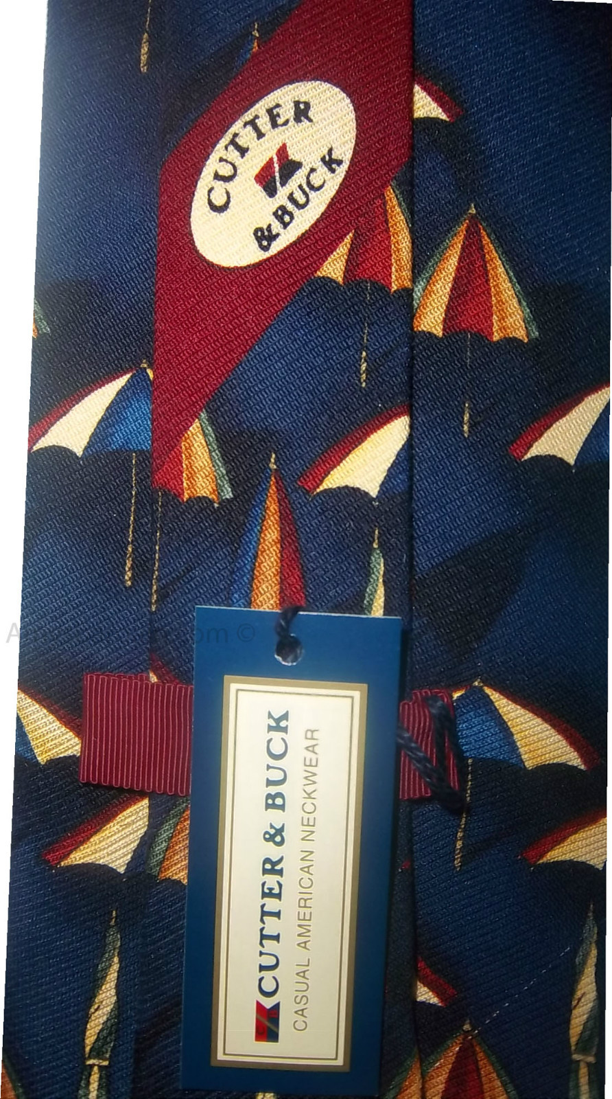 Men's tie Cutter and Buck Designer Silk Tie Neck wear neck tie made in USA - Image 6
