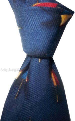 Men's tie Cutter and Buck Designer Silk Tie Neck wear neck tie made in USA - Image 7