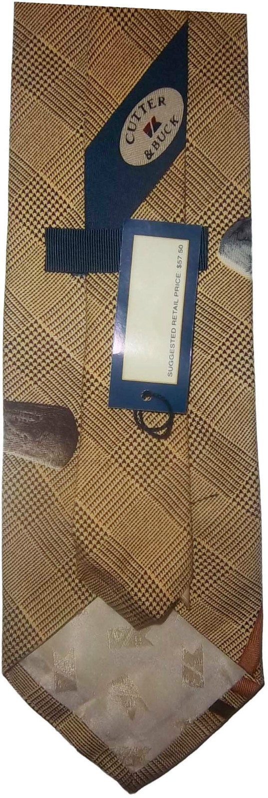 Men's tie Cutter and Buck tie Neck wear 100% Silk Tie New Silk Tie Made in USA - Image 4