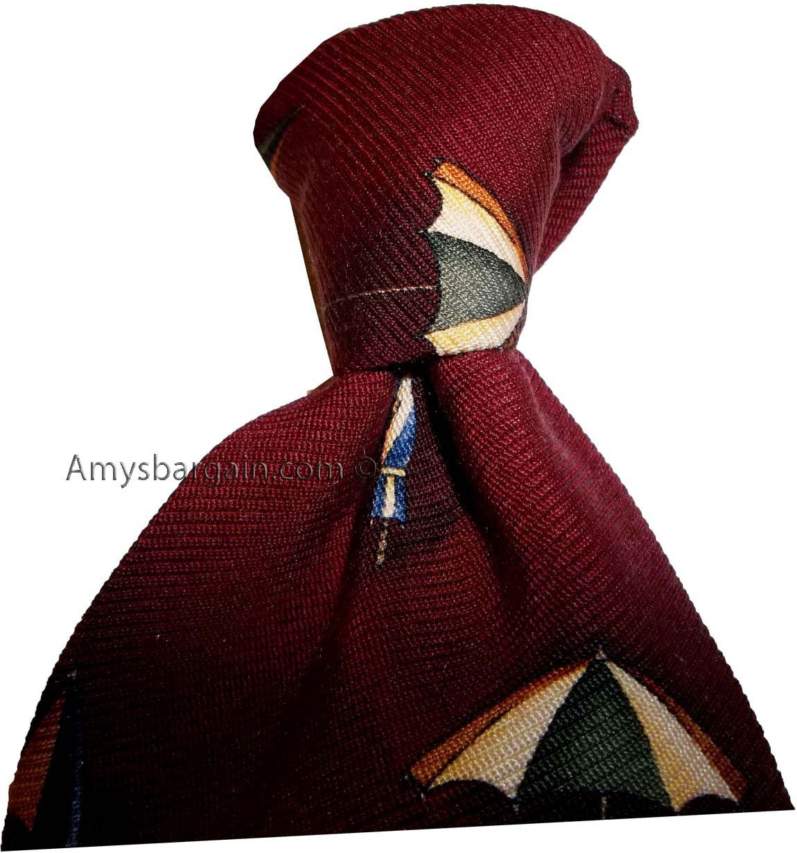 Men's tie, Designer ties Cutter & Buck tie 100% Silk Tie Neck wear Made in USA - Image 3