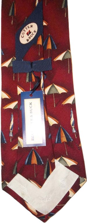 Men's tie, Designer ties Cutter & Buck tie 100% Silk Tie Neck wear Made in USA - Image 9