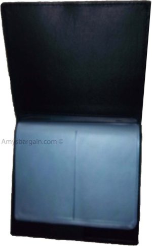 New 40 Card Holder Leather Business Cards ID Case Photo holder; ATM Cards BNWT - Image 6