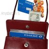 New Business card case card holder w/ neck string fifty business IDs card