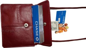 New Business card case card holder w/ neck string fifty business IDs card - Image 8