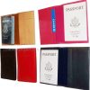 New International Leather passport cover wallet ID credit card ATM card  case